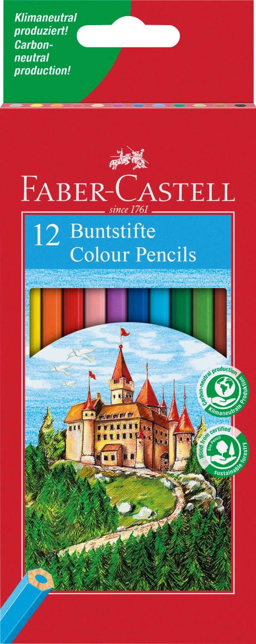 Faber-Castell - Classic Colour Buntstift, 12er Kartonetui