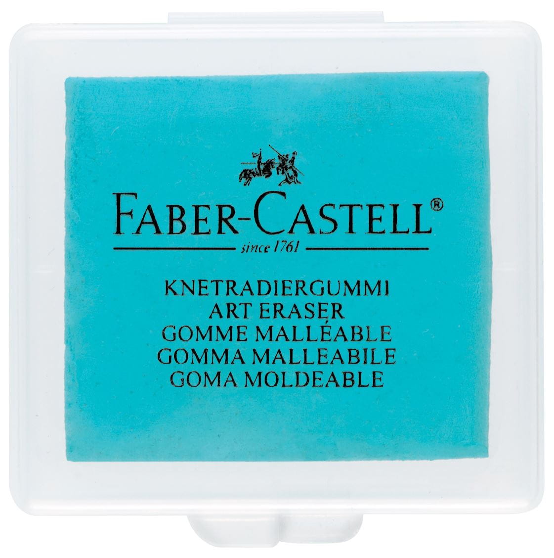 Faber-Castell - Gomme mie de pain, turquoise, mûre, bleu