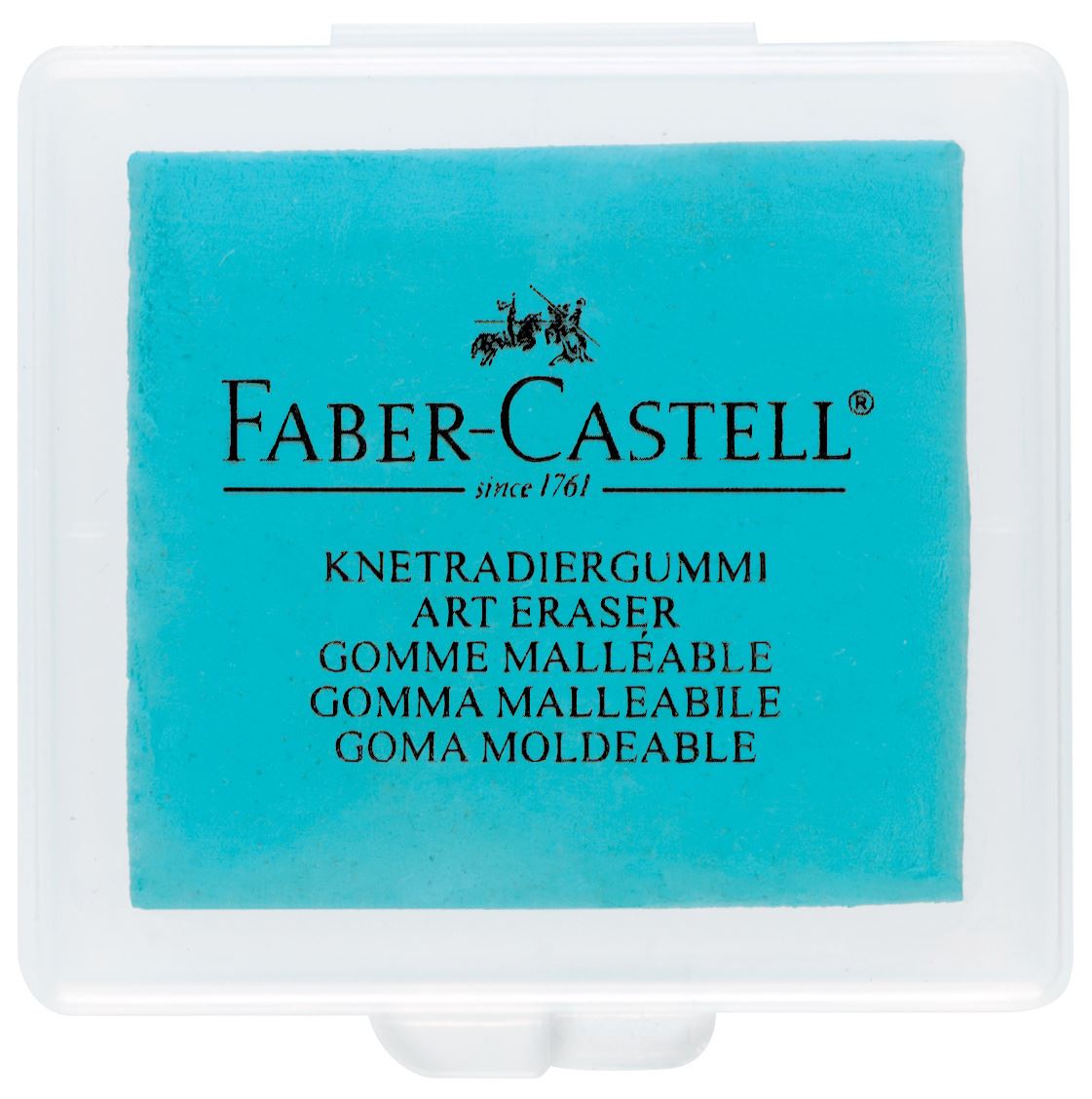 Faber-Castell - Knetradiergummi, türkis, brombeere, blau