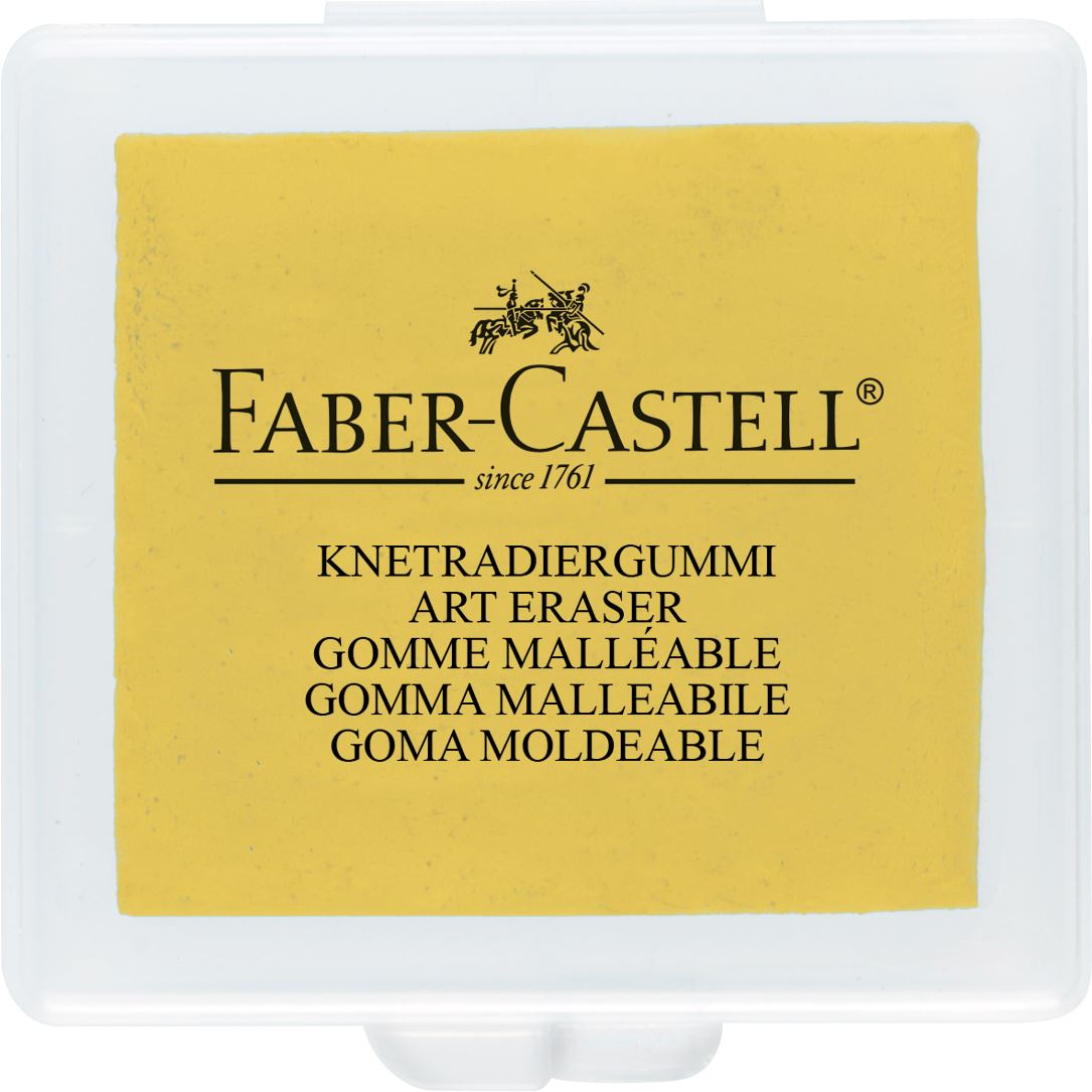 Faber-Castell - Gomme mie de pain, jaune/rouge/bleu