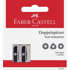 Faber-Castell - 50-34 Metalldoppelspitzer, 1er Set
