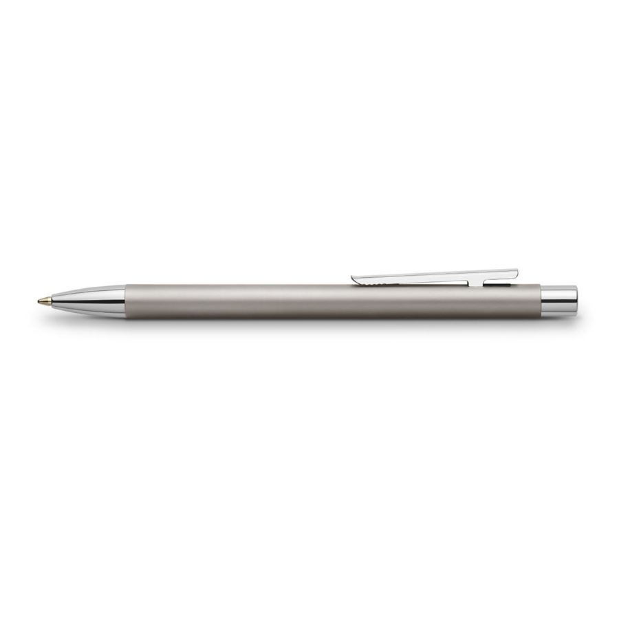 Faber-Castell - Neo Slim Edelstahl Kugelschreiber, B, silber matt