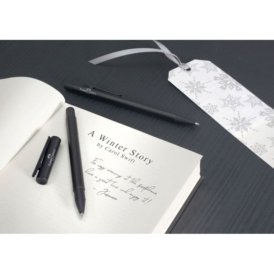 Faber-Castell - Neo Slim Metall Tintenroller, schwarz