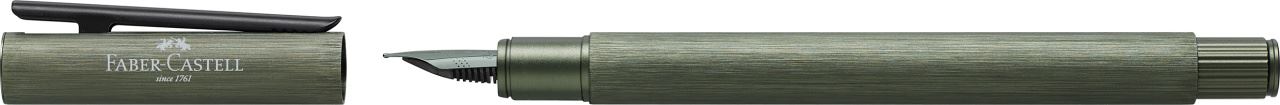 Faber-Castell - Füller Neo Slim Aluminium olivgrün EF