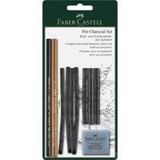Faber-Castell - Pitt Charcoal Set, 10-teilig