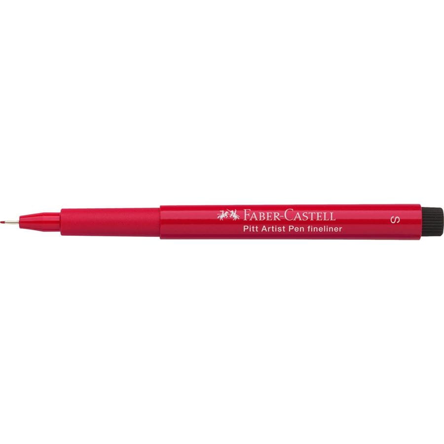 Faber-Castell - Feutre fin Pitt Artist Pen S rouge écarlate intense