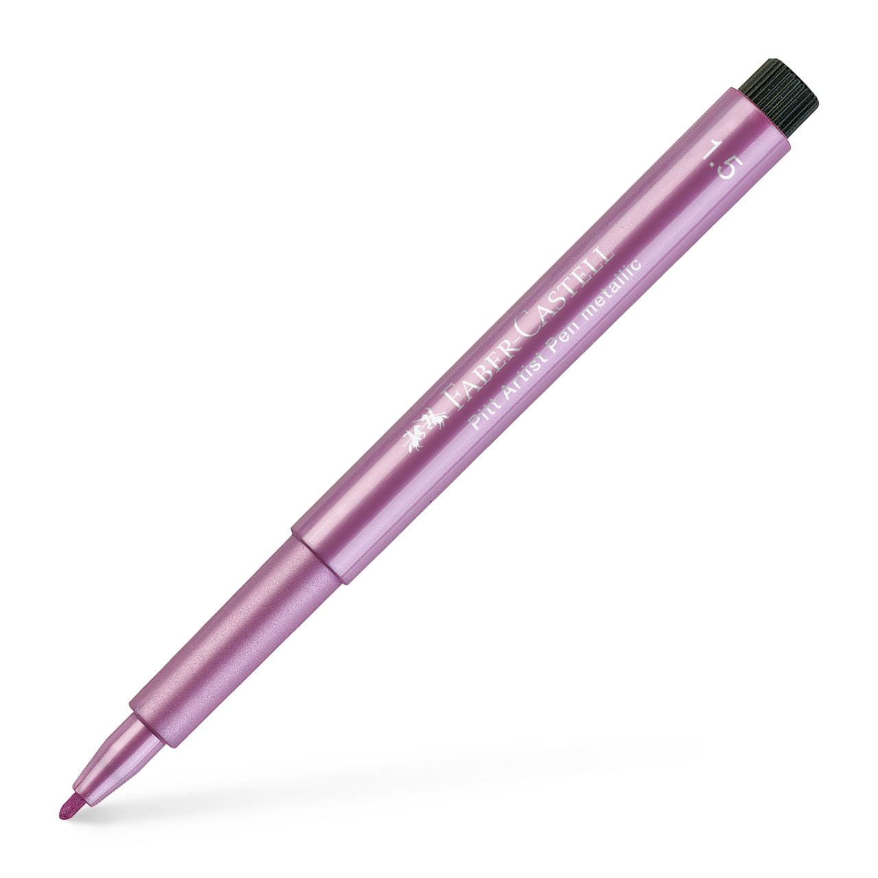 Faber-Castell - Pitt Artist Pen Metallic 1.5 Tuschestift, rubinrot metallic