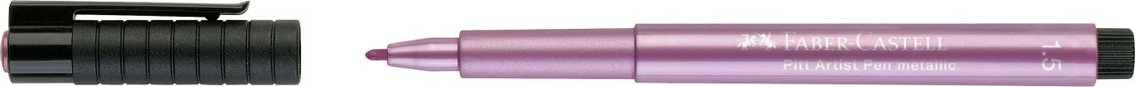 Faber-Castell - Pitt Artist Pen Metallic 1.5 Tuschestift, rubinrot metallic