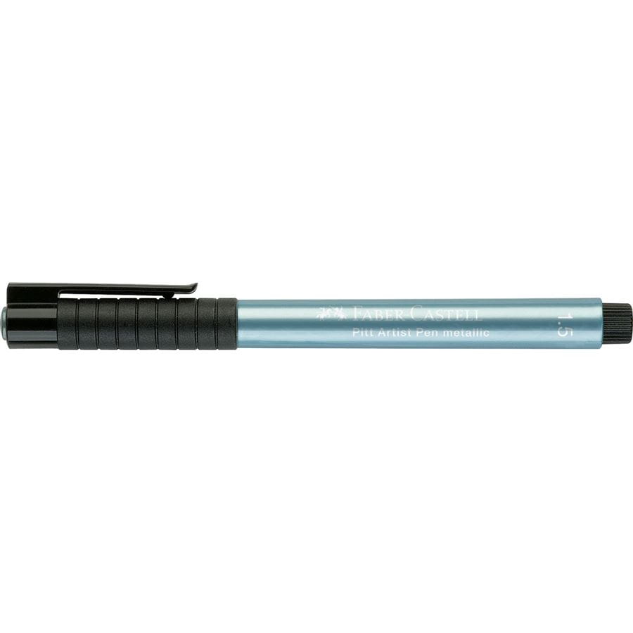 Faber-Castell - Pitt Artist Pen Metallic 1.5 Tuschestift, blau metallic