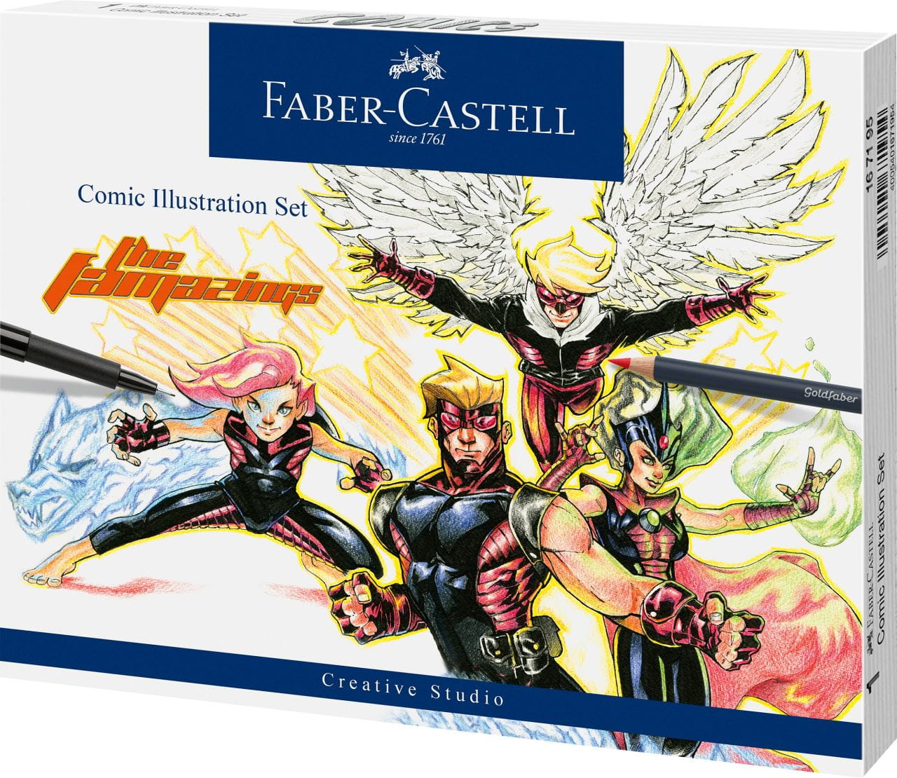 Faber-Castell - Set pour illustration BD, 15 piéces