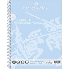 Faber-Castell - Cahier à spirale carreaux A4 sky blue