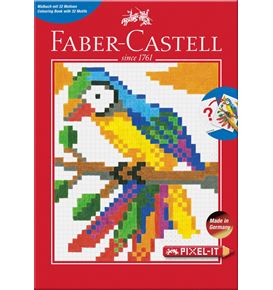 Faber-Castell - Ausmalheft Pixel-it  mit 32 Motiven