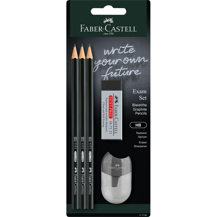 Faber-Castell - Blister Crayon graphite 1111 set examens