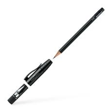 Faber-Castell - Perfekter Bleistift II mit eingebautem Spitzer, schwarz