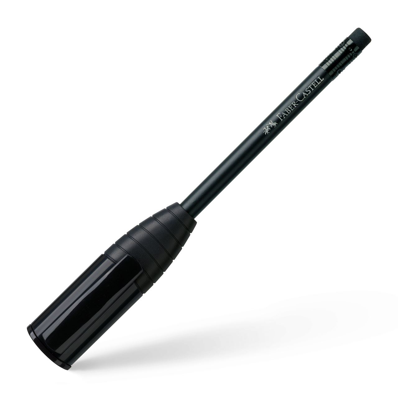 Faber-Castell - Perfekter Bleistift III mit eingebauter Spitzerbox, schwarz