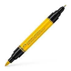 Faber-Castell - Feutre Pitt Artist Pen Double Pointe, jaune cadmium