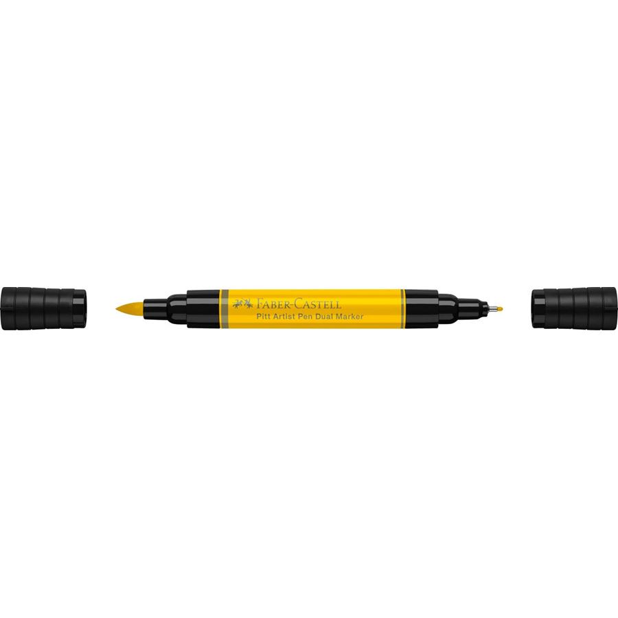 Faber-Castell - Pitt Artist Pen Dual Marker Tuschestift, kadmiumgelb