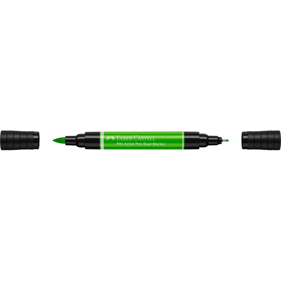 Faber-Castell - Pitt Artist Pen Dual Marker Tuschestift, laubgrün