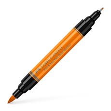 Faber-Castell - Feutre Pitt Artist Pen Double Pointe, orange glacis
