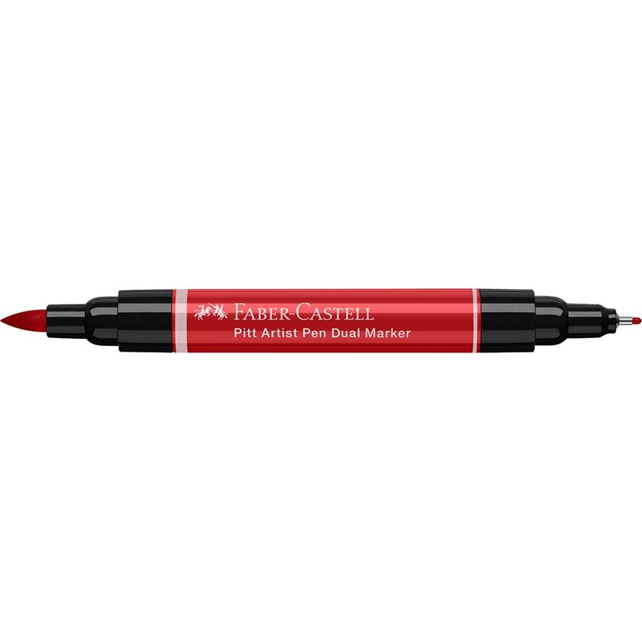 Faber-Castell - Pitt Artist Pen Dual Marker Tuschestift, scharlachrot tief