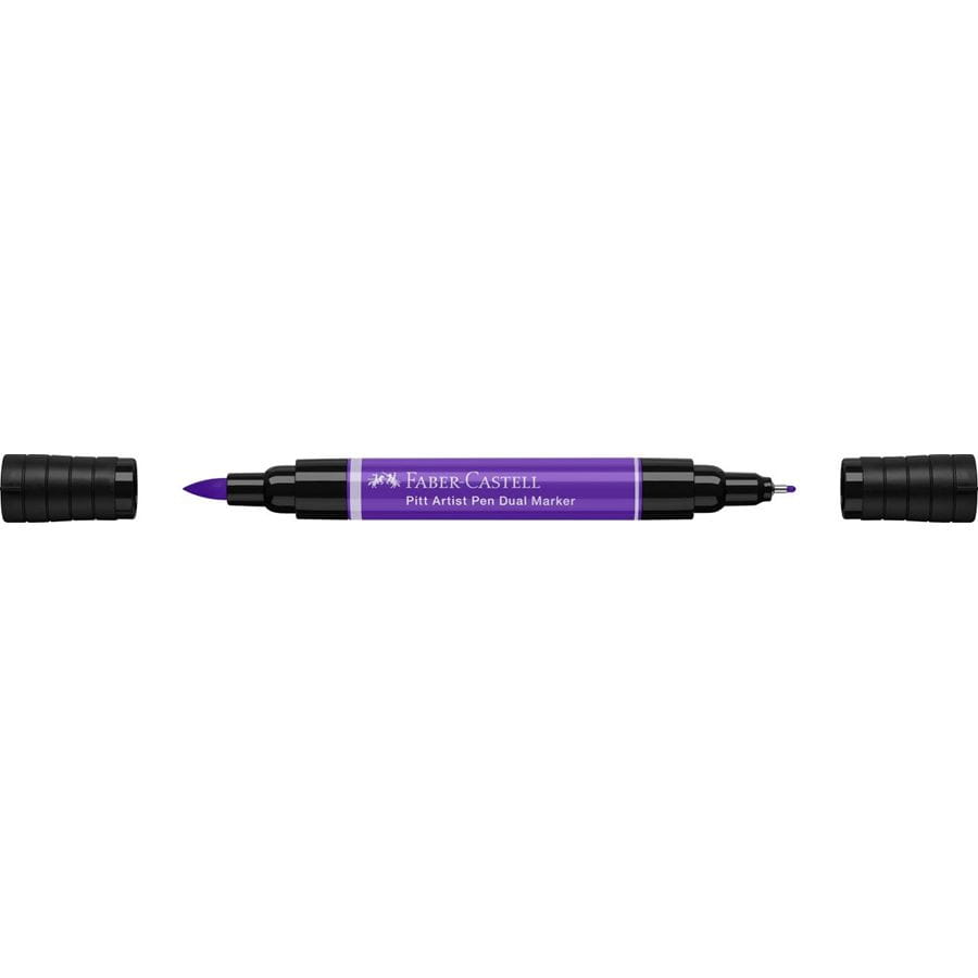Faber-Castell - Pitt Artist Pen Dual Marker Tuschestift, purpurviolett