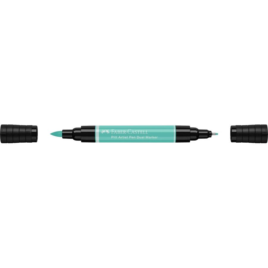 Faber-Castell - Feutre Pitt Artist Pen Double Pointe, vert phthalo