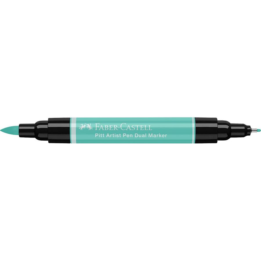 Faber-Castell - Feutre Pitt Artist Pen Double Pointe, vert phthalo