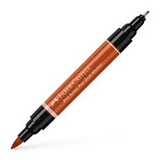 Faber-Castell - Pitt Artist Pen Dual Marker Tuschestift, rötel