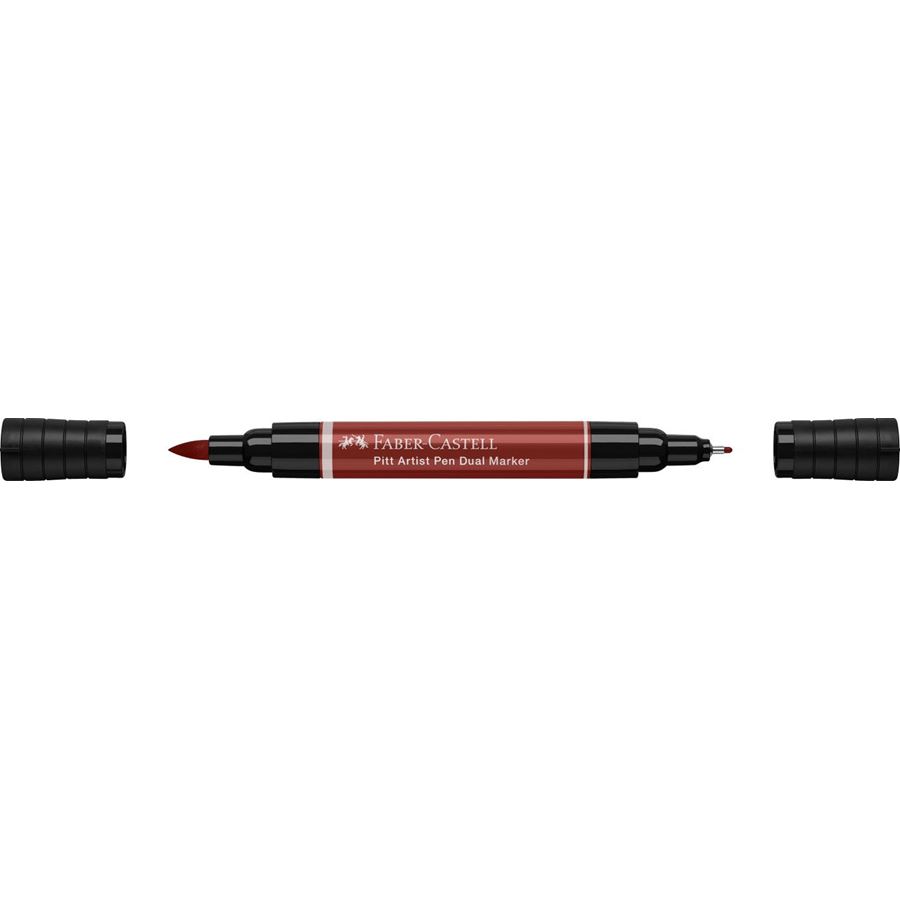 Faber-Castell - Pitt Artist Pen Dual Marker Tuschestift, indischrot