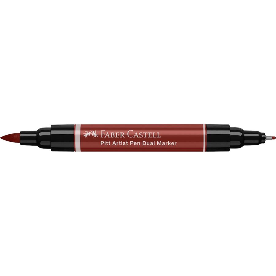 Faber-Castell - Pitt Artist Pen Dual Marker Tuschestift, indischrot
