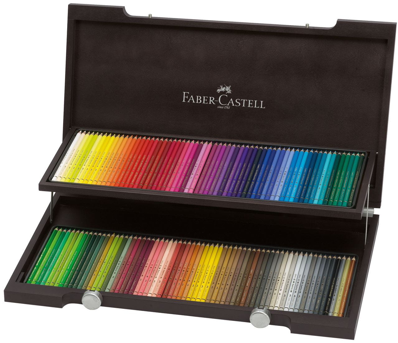 Faber-Castell - Polychromos Farbstift, 120er Holzkoffer