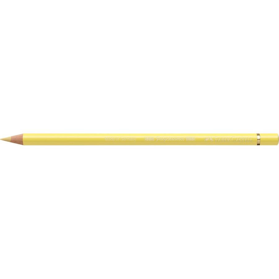 Faber-Castell - Crayon de couleur Polychromos 102 jaune paille