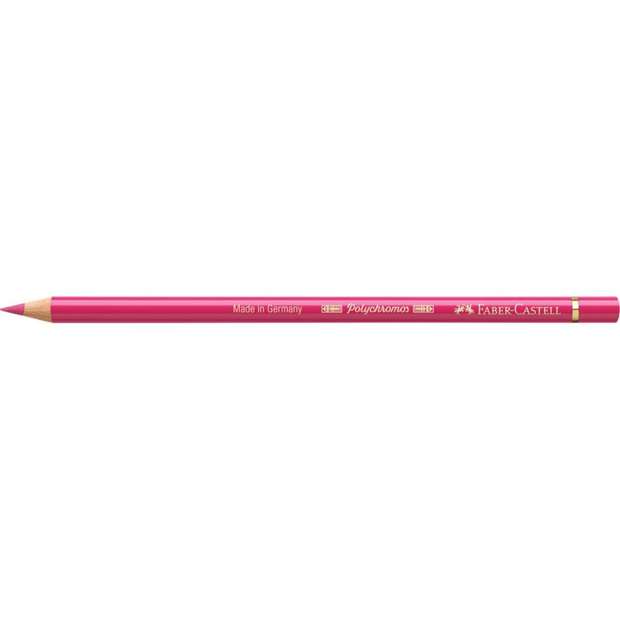 Faber-Castell - Crayon de couleur Polychromos 124 carmin rosé