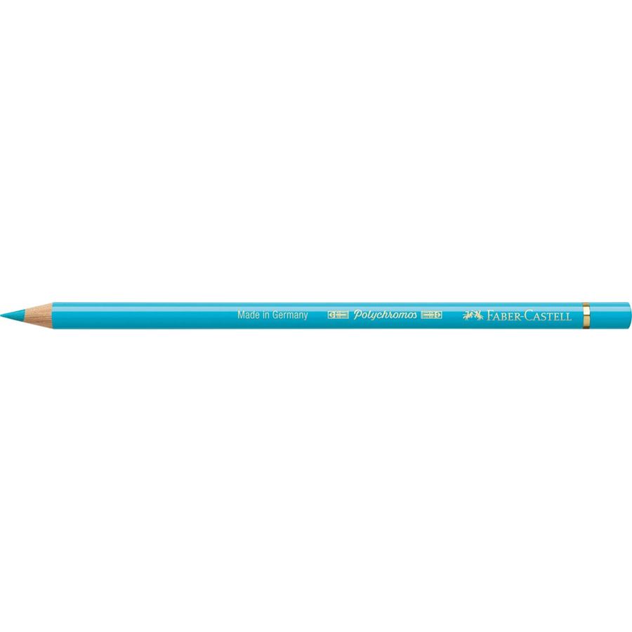 Faber-Castell - Crayon de couleur Polychromos 154 turquoise cobalt clair