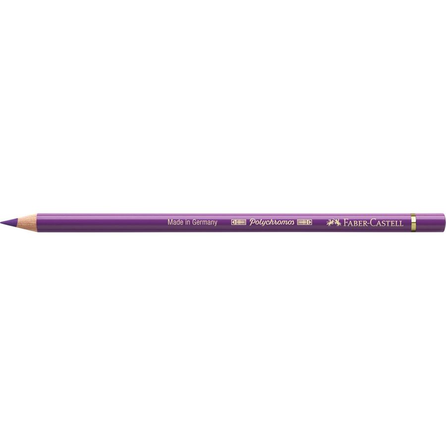 Faber-Castell - Crayon de couleur Polychromos 160 violet manganèse