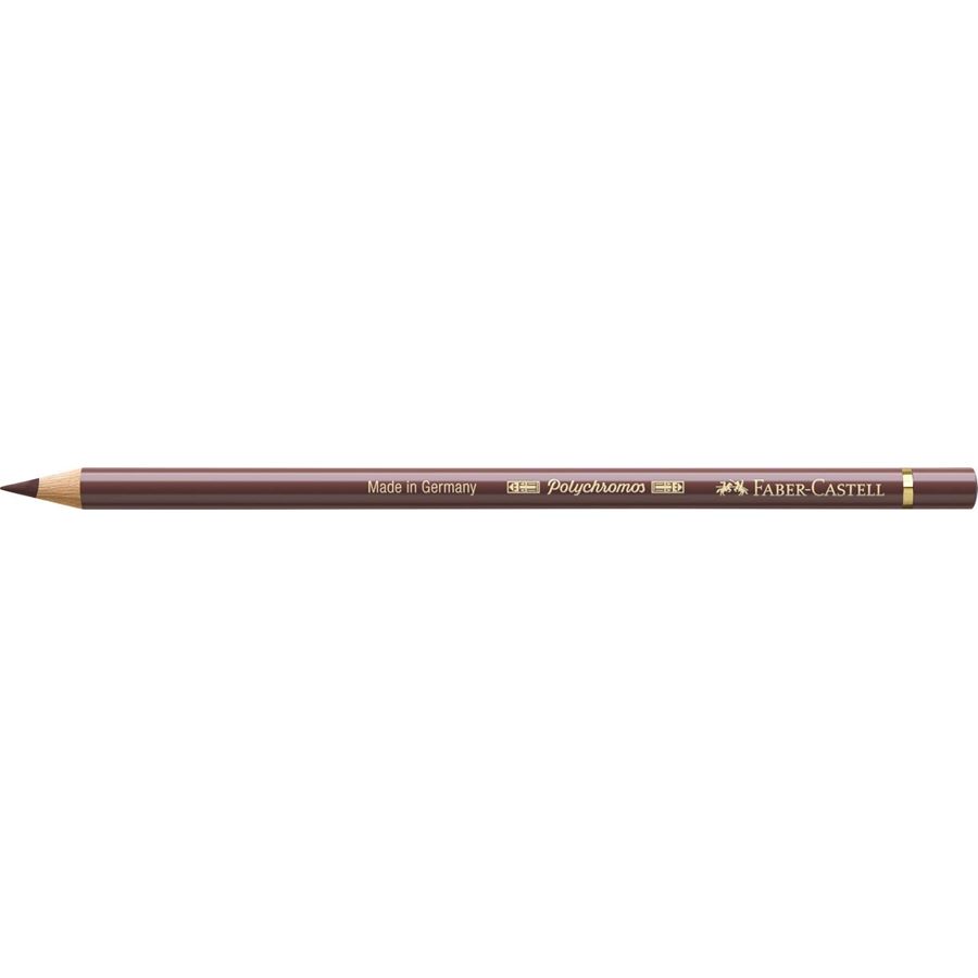 Faber-Castell - Crayon de couleur Polychromos 176 brun van Dyck