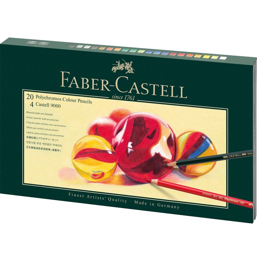 Faber-Castell - Polychromos Farbstift, Geschenkset, Mixed Media