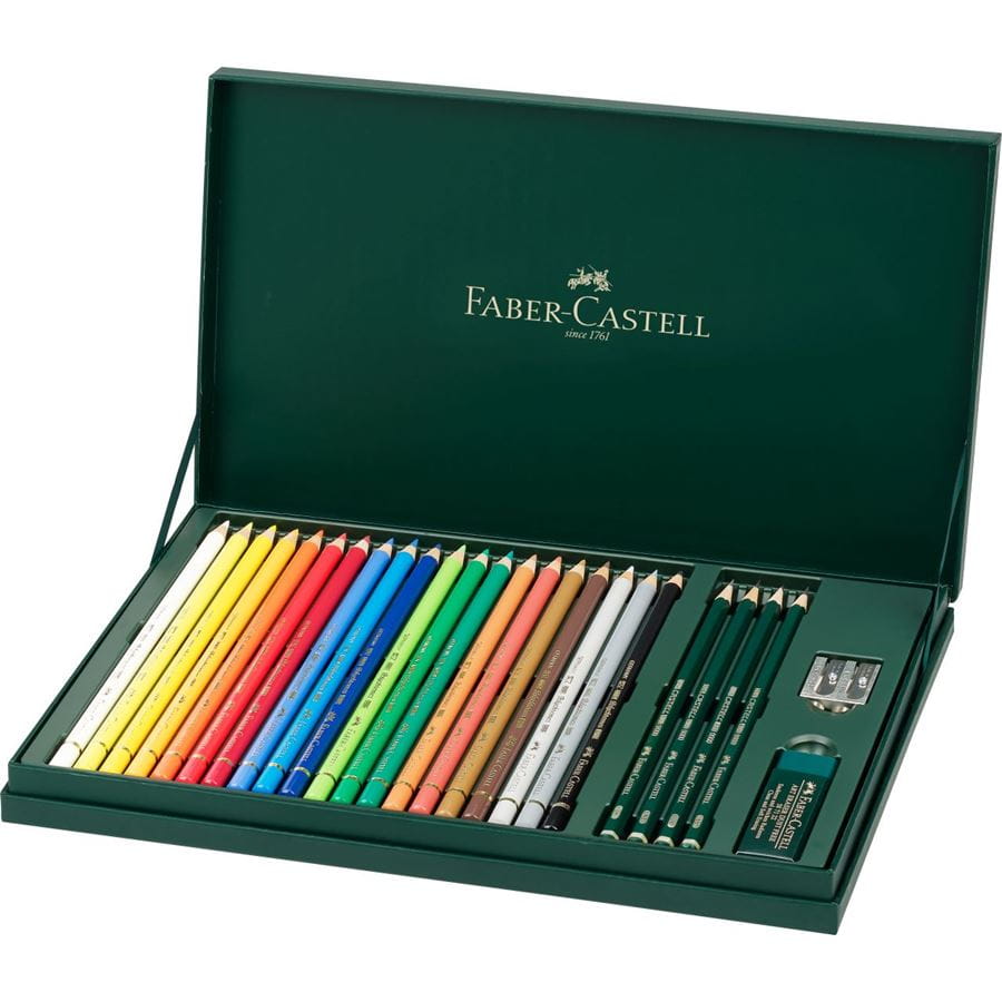 Faber-Castell - Polychromos Farbstift, Geschenkset, Mixed Media
