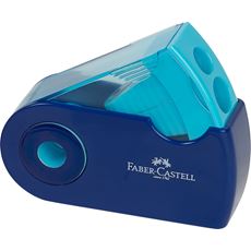 Faber-Castell - Sleeve Doppelspitzdose, 3 Trendfarben, farbig sortiert