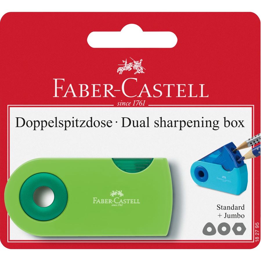 Faber-Castell - Spitzer Doppelspitzdose Sleeve Trend BK