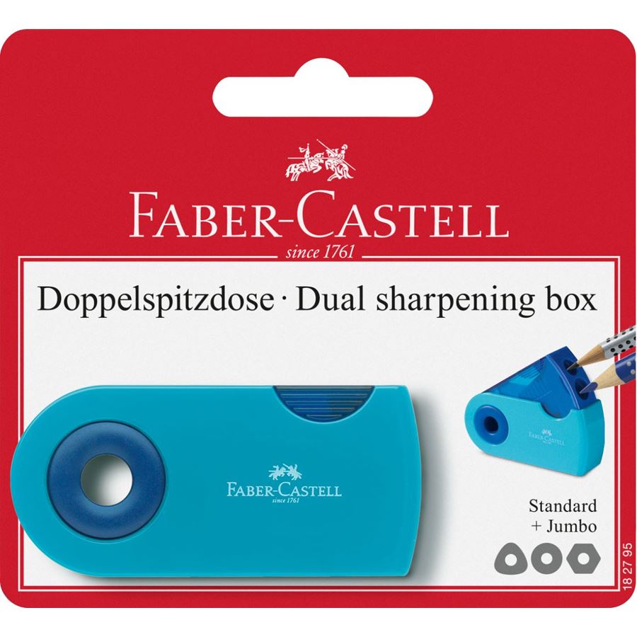 Faber-Castell - Spitzer Doppelspitzdose Sleeve Trend BK