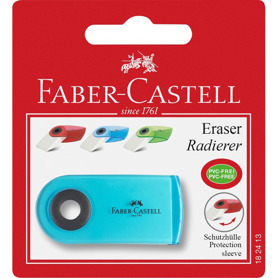Faber-Castell - Sleeve Mini Radierer, transluzent