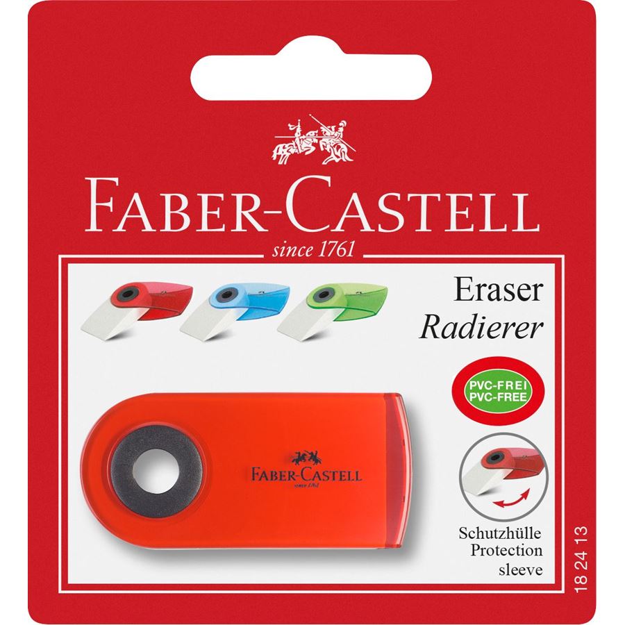 Faber-Castell - Sleeve Mini Radierer, transluzent