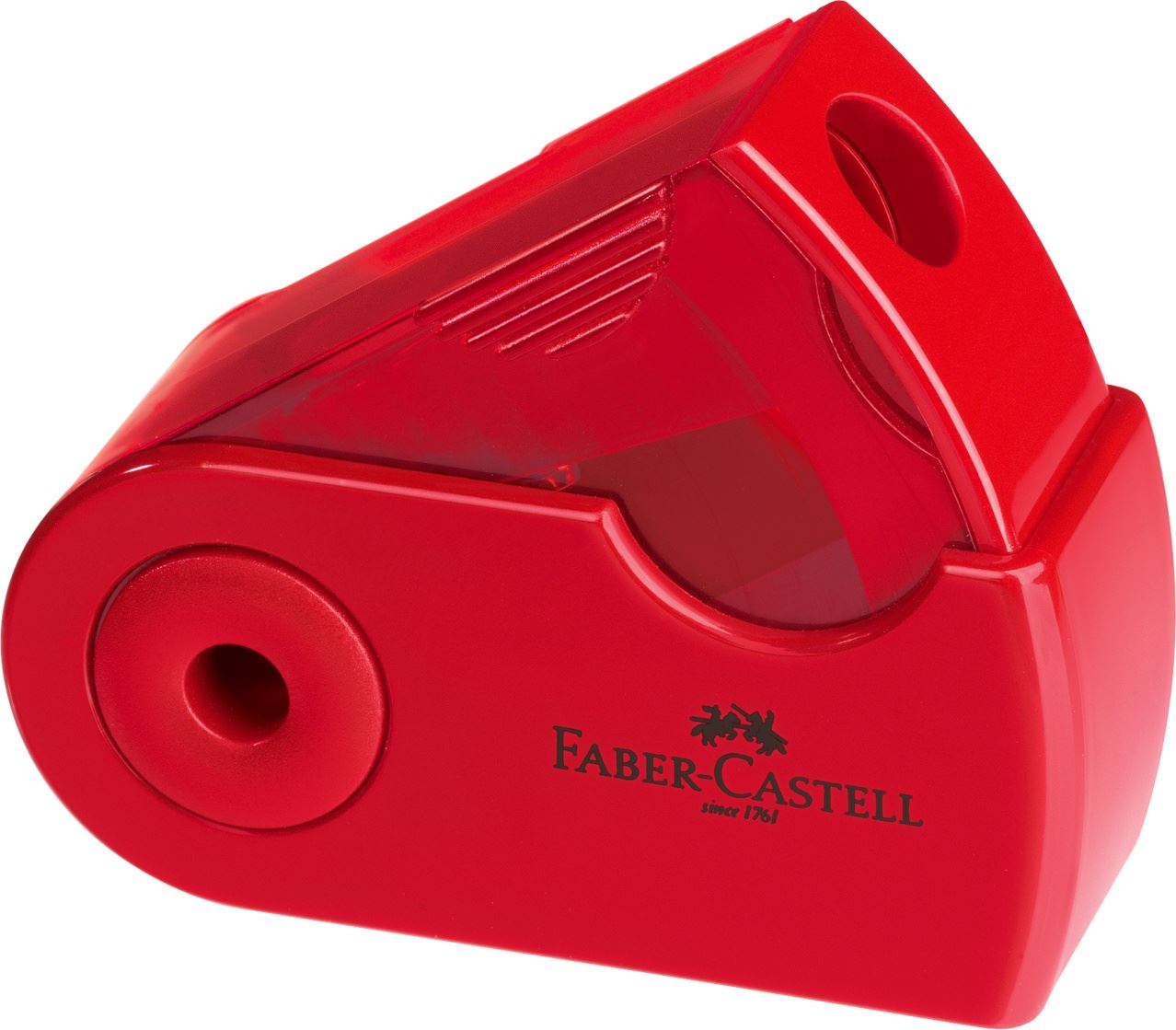 Faber-Castell - Taille-crayon 1 usage Sleeve Mini rouge/bleu