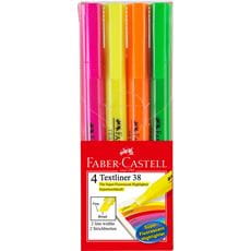 Faber-Castell - Textliner 38, 4er Etui