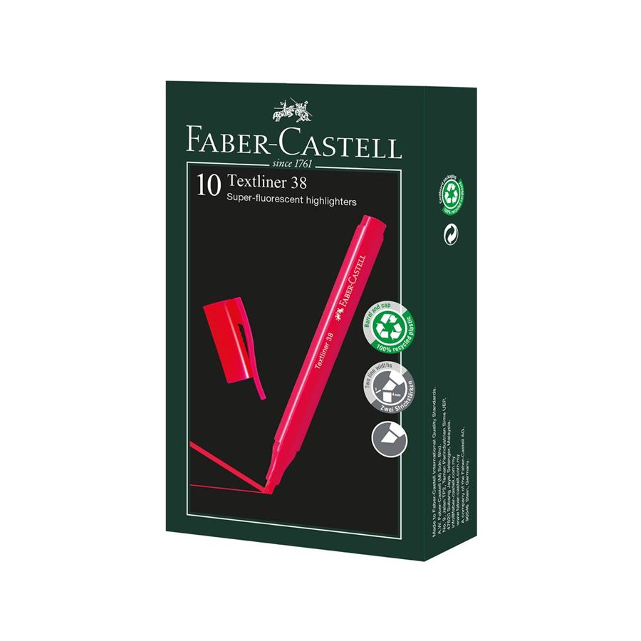 Faber-Castell - Textliner 38, rot