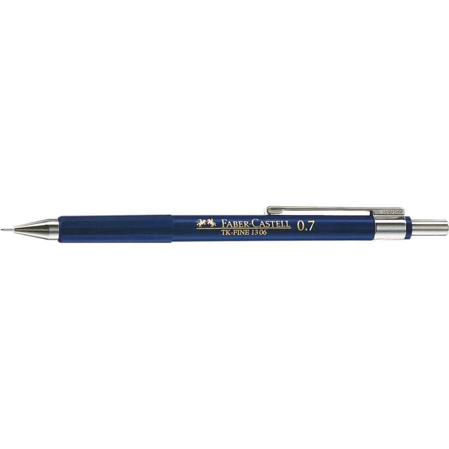 Faber-Castell - TK-Fine 1306 Druckbleistift, 0.7 mm, blau