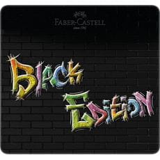 Faber-Castell - Buntstifte Black Edition 24er Metalletui