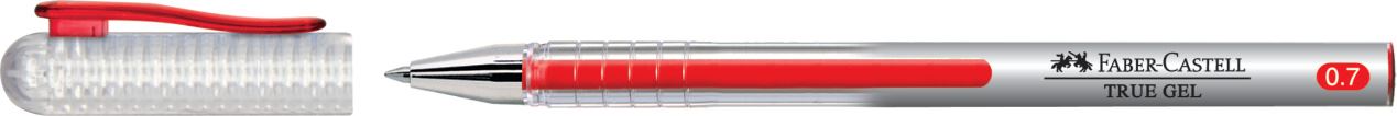 Faber-Castell - True Gel Colour Gelroller, 0.7 mm, rot