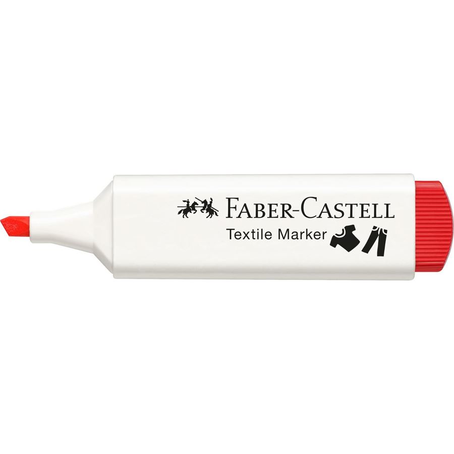 Faber-Castell - Textilmarker rot